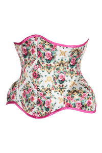 Victorian Rose Garden Underbust Corset – A Romantic Floral Fantasy