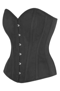 Single Layer Overbust Corset in Black