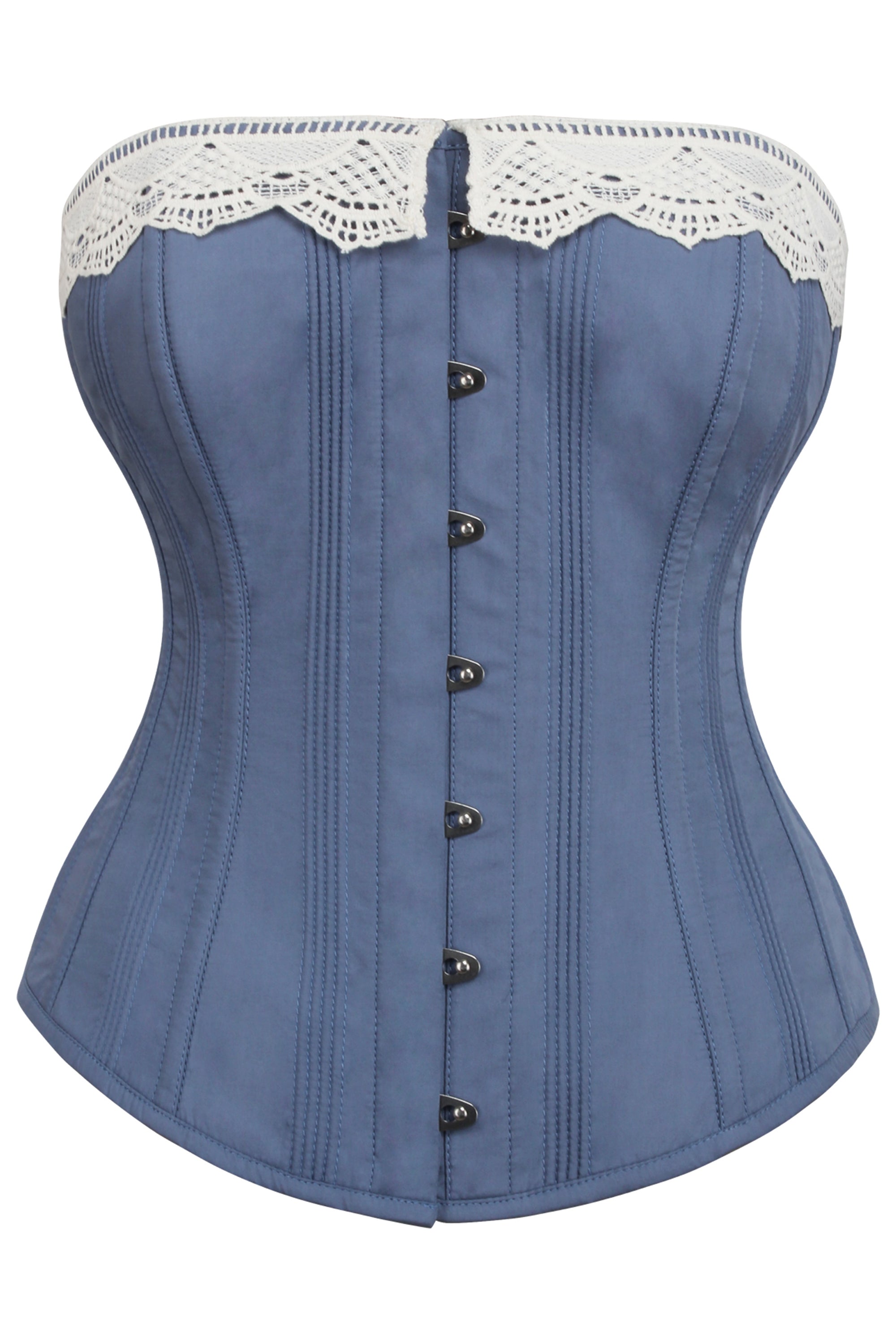 Corset factory Story Blue and Gold Marble Underbust Corset US4