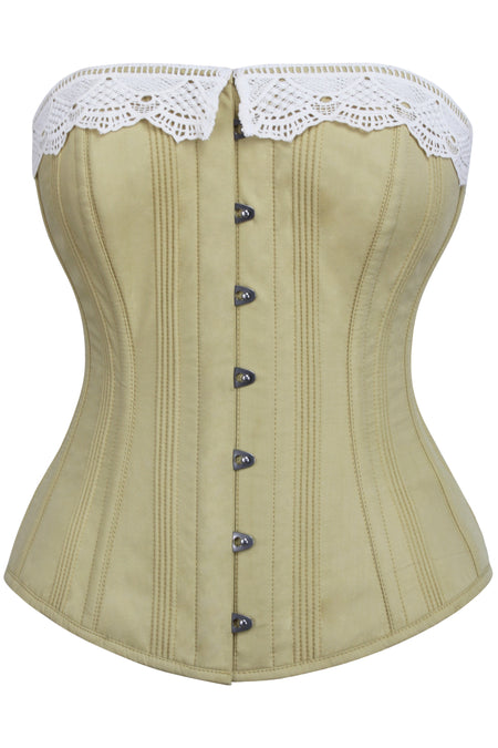 Renaissance overbust corset and shirt