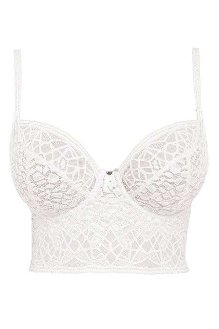 Slip into This: Spangla Men's Lace & Mesh Bra Top and Capri Panty in H