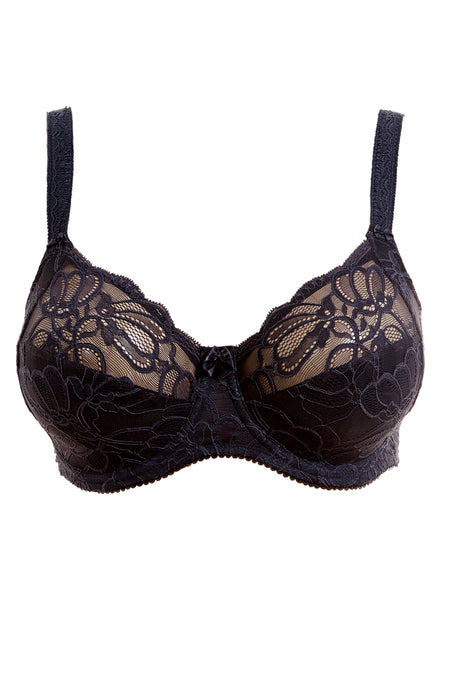 Slip into This: Spangla Men's Lace & Mesh Bra Top and Capri Panty in H