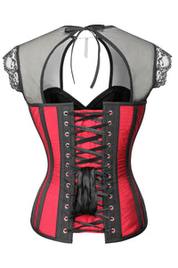 Corset Story FTS105 Gothic Inspired Mesh Overbust Corset