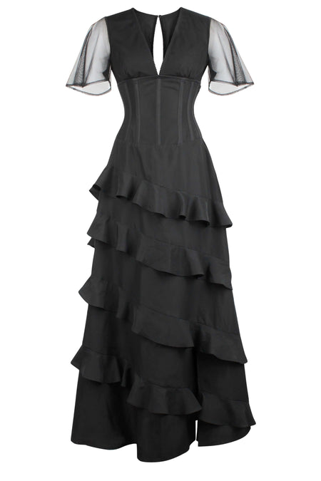 Vintage Victorian Gothic Corset Dress – Everything Skull Clothing
