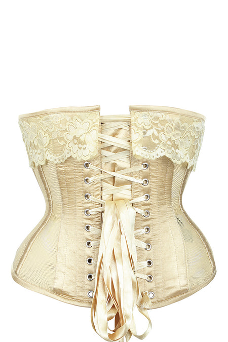 CORSET STORY WTS705 DUPION BRIDAL CORSET WITH LACE PANELS