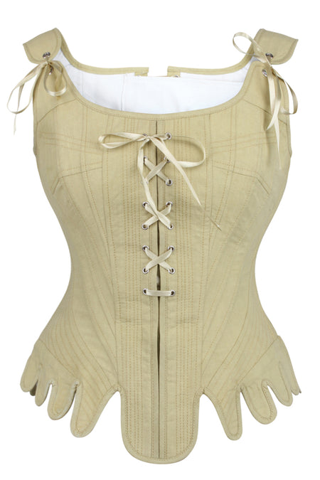 Corset Story WTS800 Historically Inspired 1600-1650 Cotton Overbust Corset