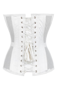 White Waist Training Corsets Underbust Heavy Duty Boning giving extreme  curves in 2024
