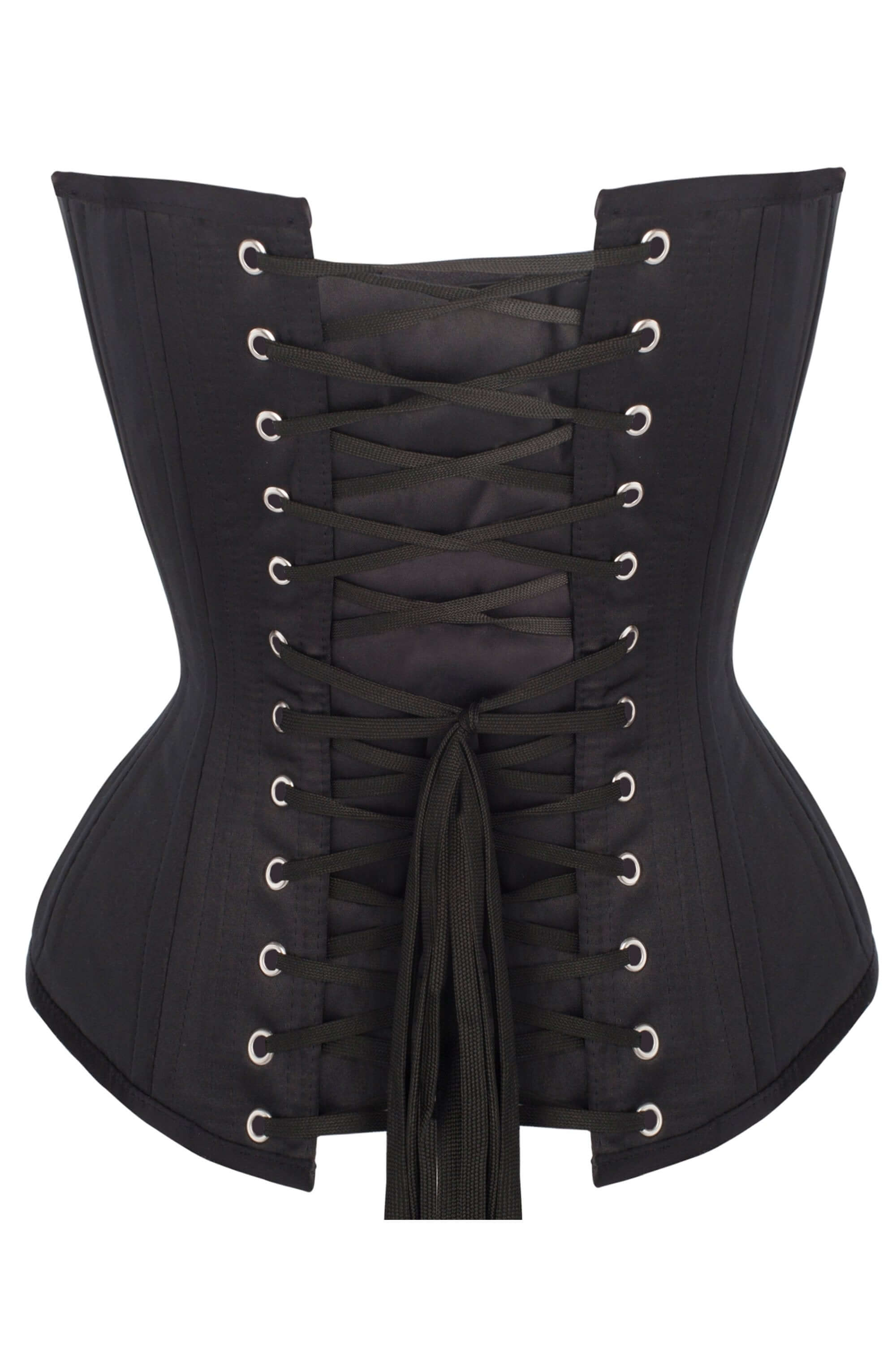 Black Waist Training Overbust Corset